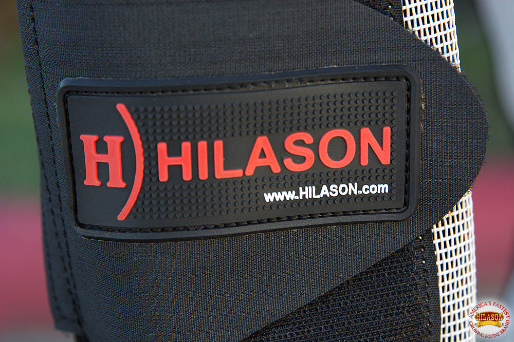 Hilason Uv Protection Arab Horse Size Insects Fly Boots Grey Black