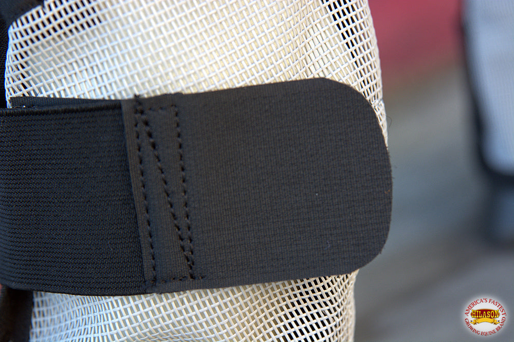 Hilason Uv Protection Arab Horse Size Insects Fly Boots Grey Black