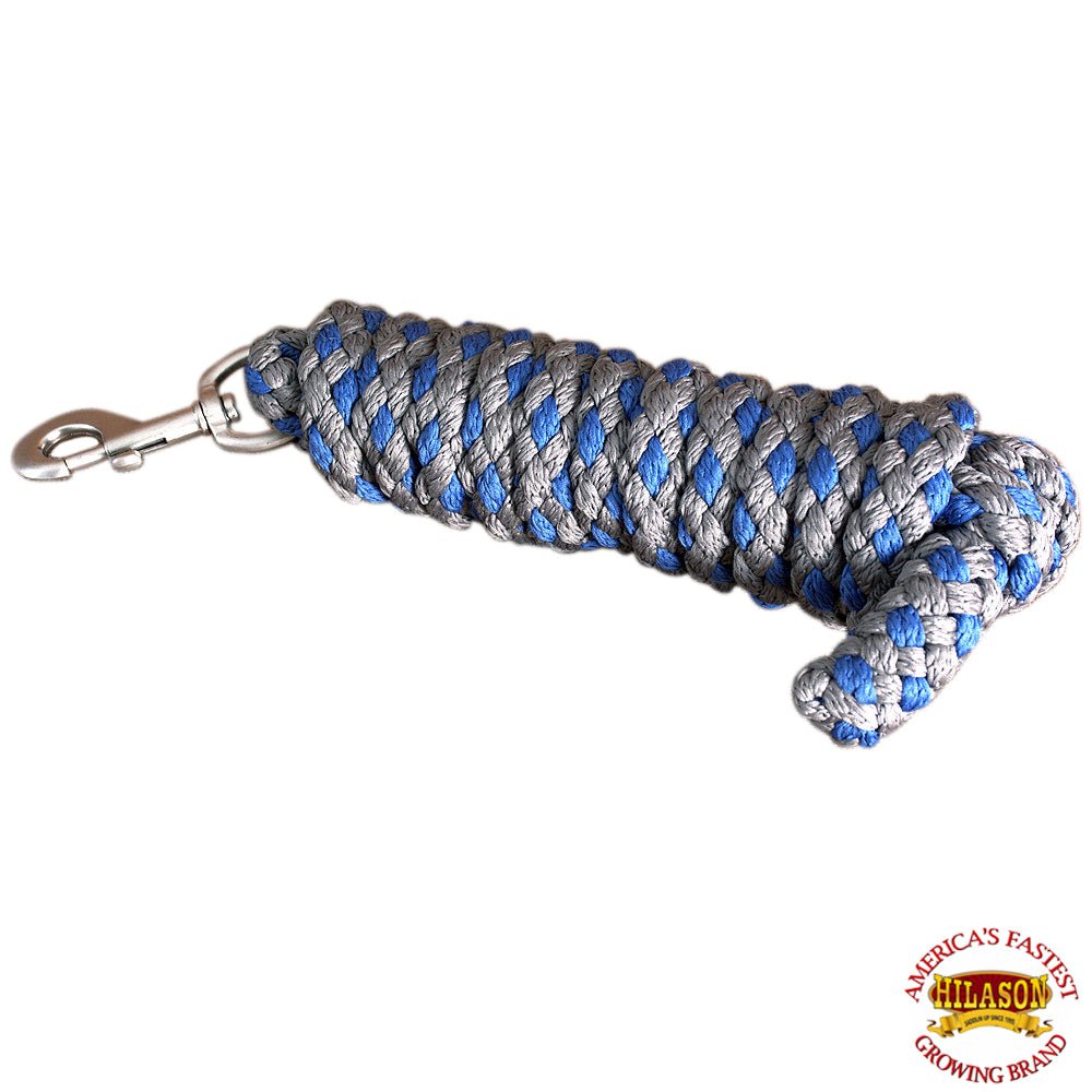 Horse Riding Poly Horse Roping Lead Rope Fuchsia 1/4X 8 Ft Snaps Hilason
