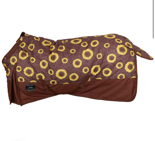 Showman Sunflower 1200D Waterproof and Breathable Turnout Blanket Product ID: S-307