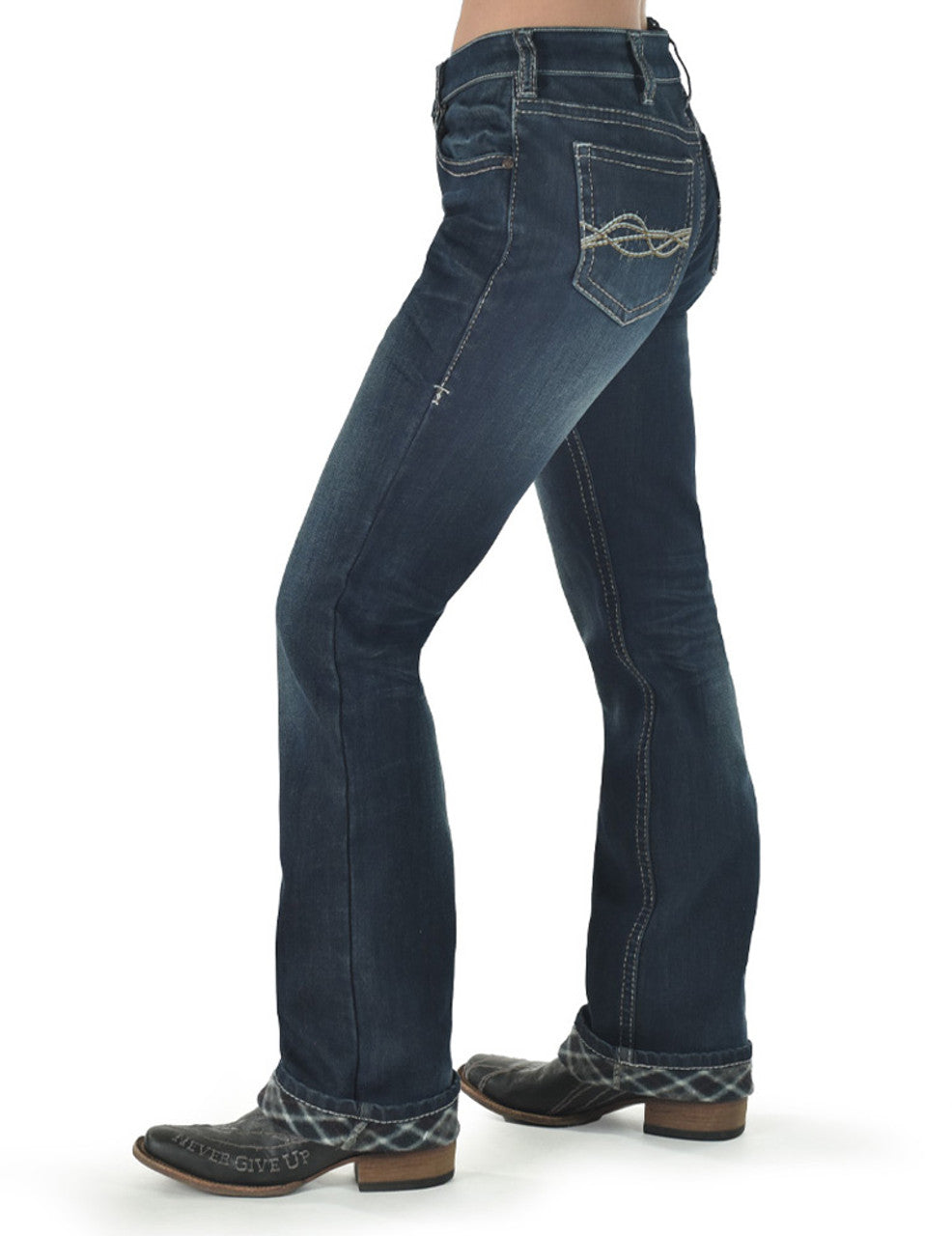 DFMI Dark Flannel Cowgirl Tuff Jeans