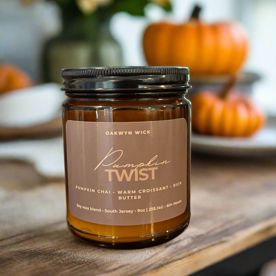 Pumpkin Twist 9oz Candle