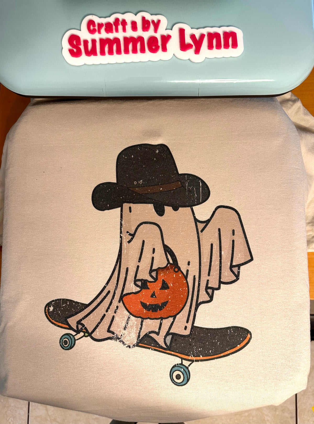 Skater boy ghost Top