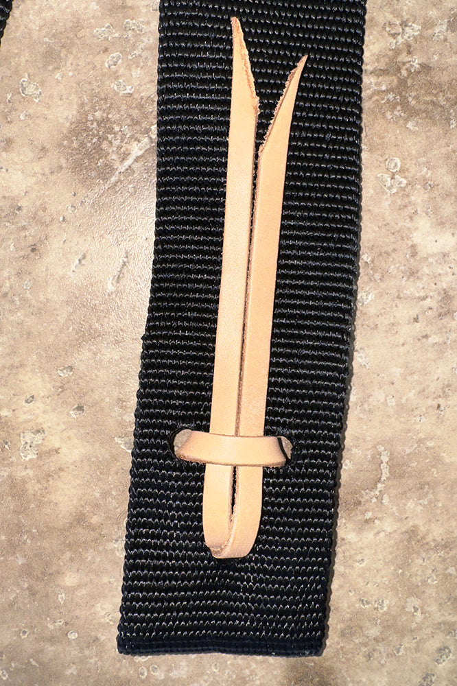 2 In X 6 Ft Hilason Western Horse Polypropylene Leather Cinch Strap