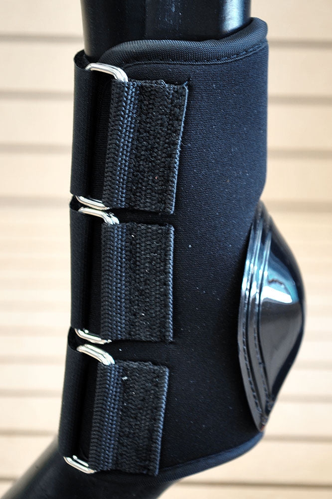 Hilason Western Horse Tack Leg Protection Deluxe Skid Bootsblack