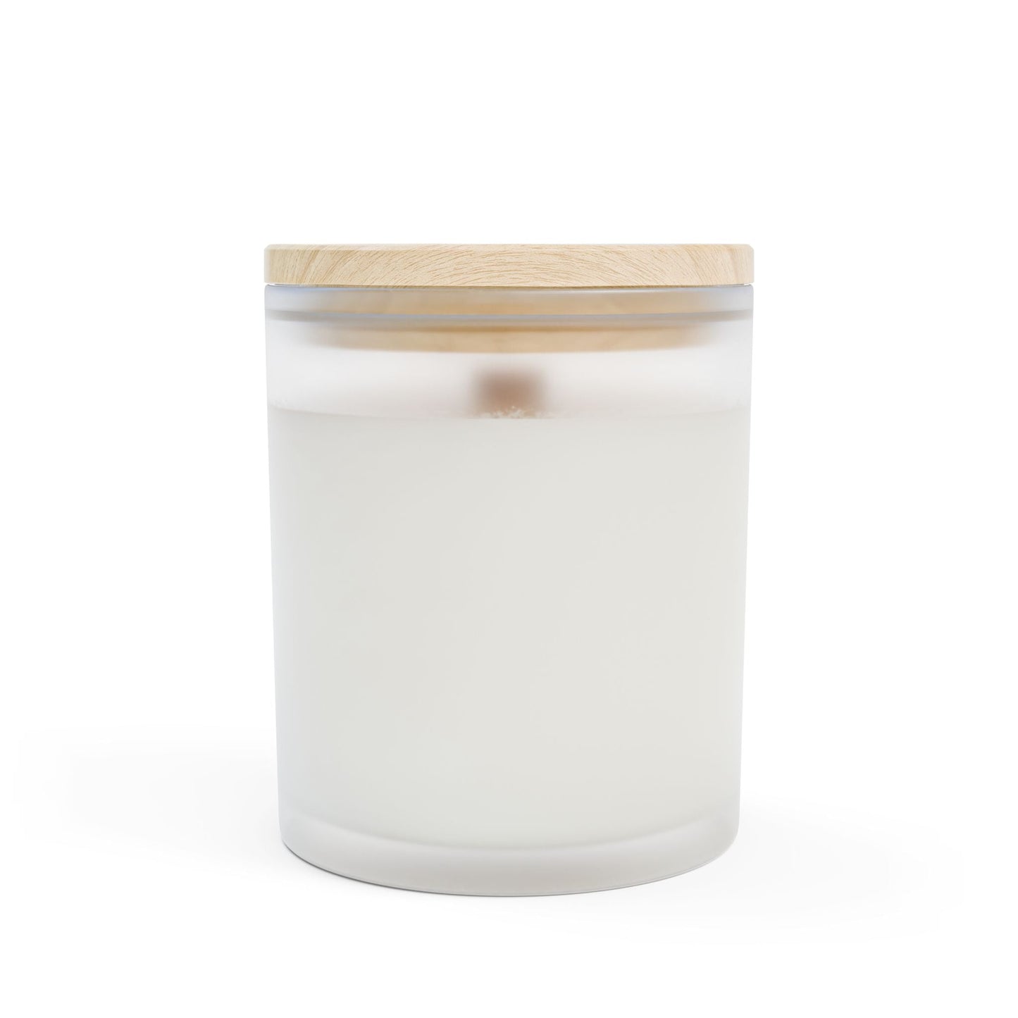 Frosted Glass Candle, 11oz - Double Clear