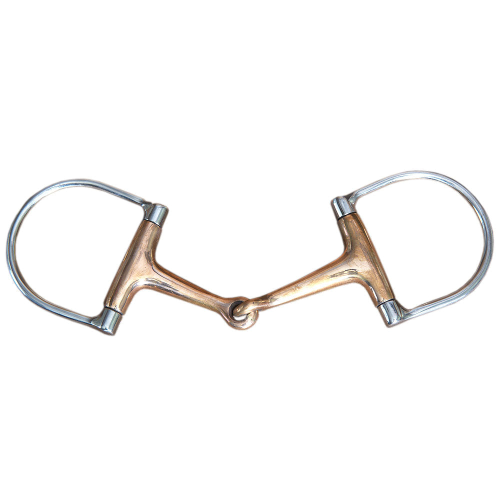 5" Hilason Western Stainless Steel Hollow Copper Ring Horse Mouth Bit