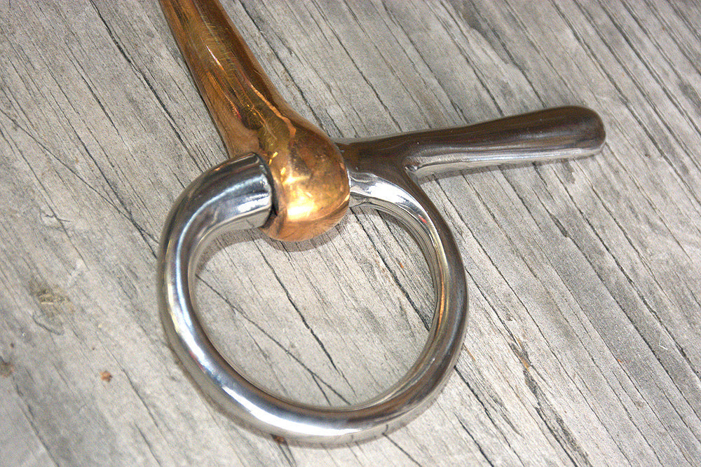5" Trotting Bit Mouth Copper Jointed Mouth Side Stainless Steel