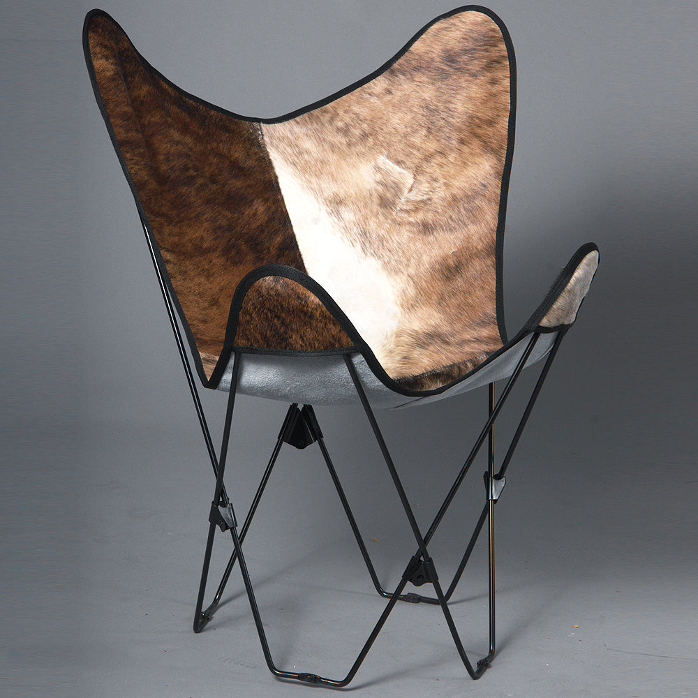 Made In Usa Genuine Leather Butterfly Folding Chair Modern Sling Seat