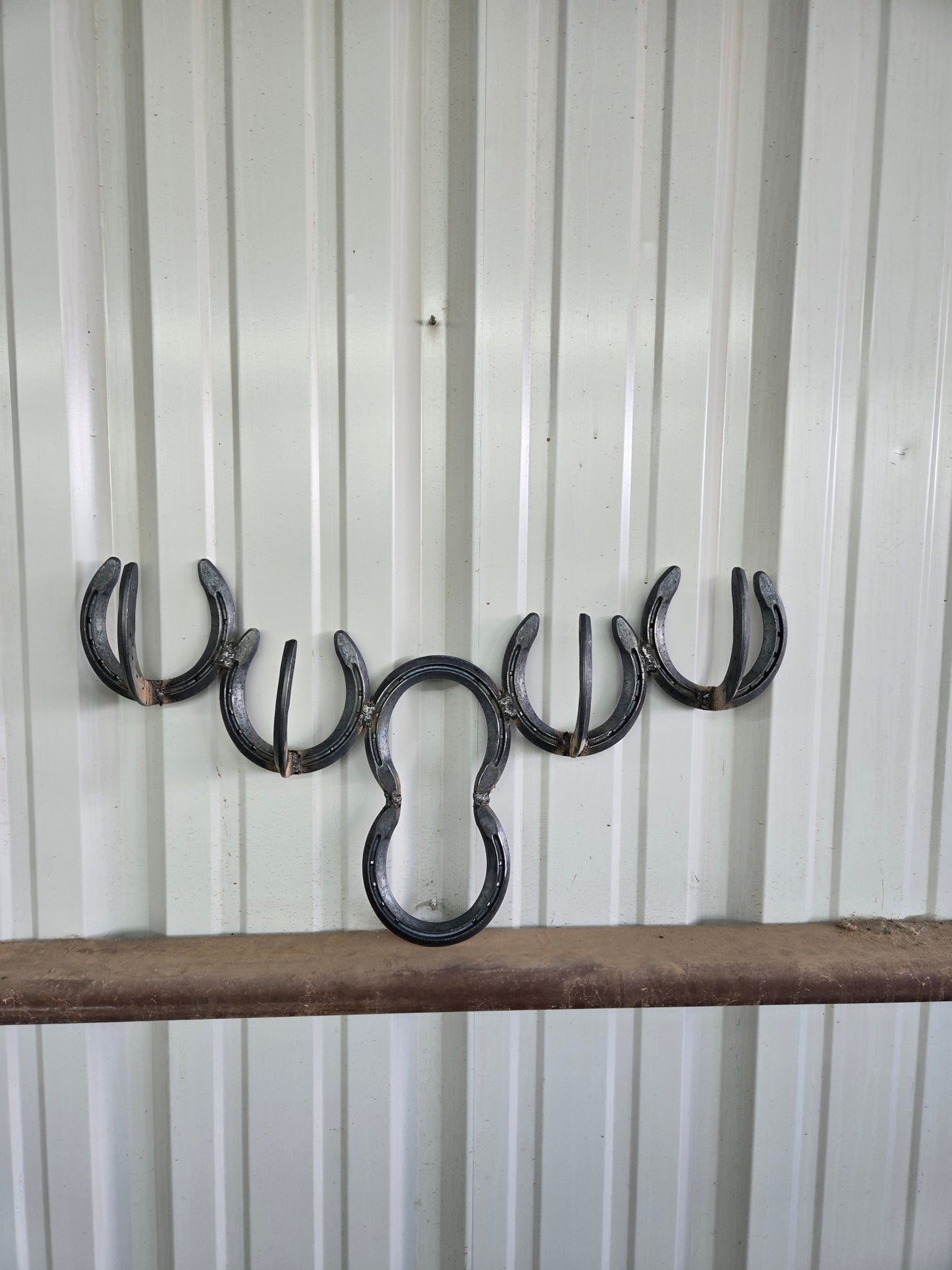Moose Horseshoe Decor / Coat hanger