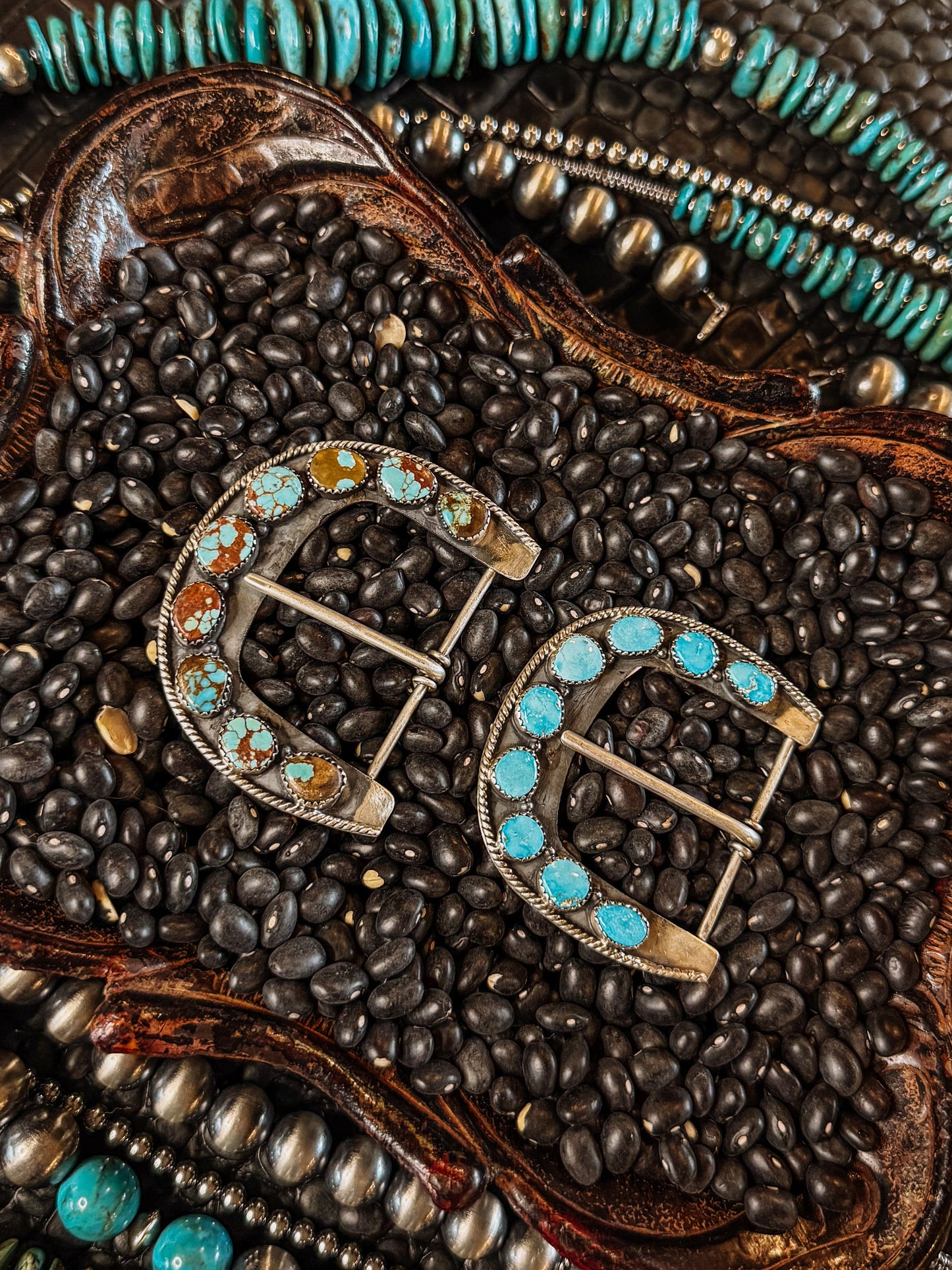 Barn Sour Turquoise Belt Buckle