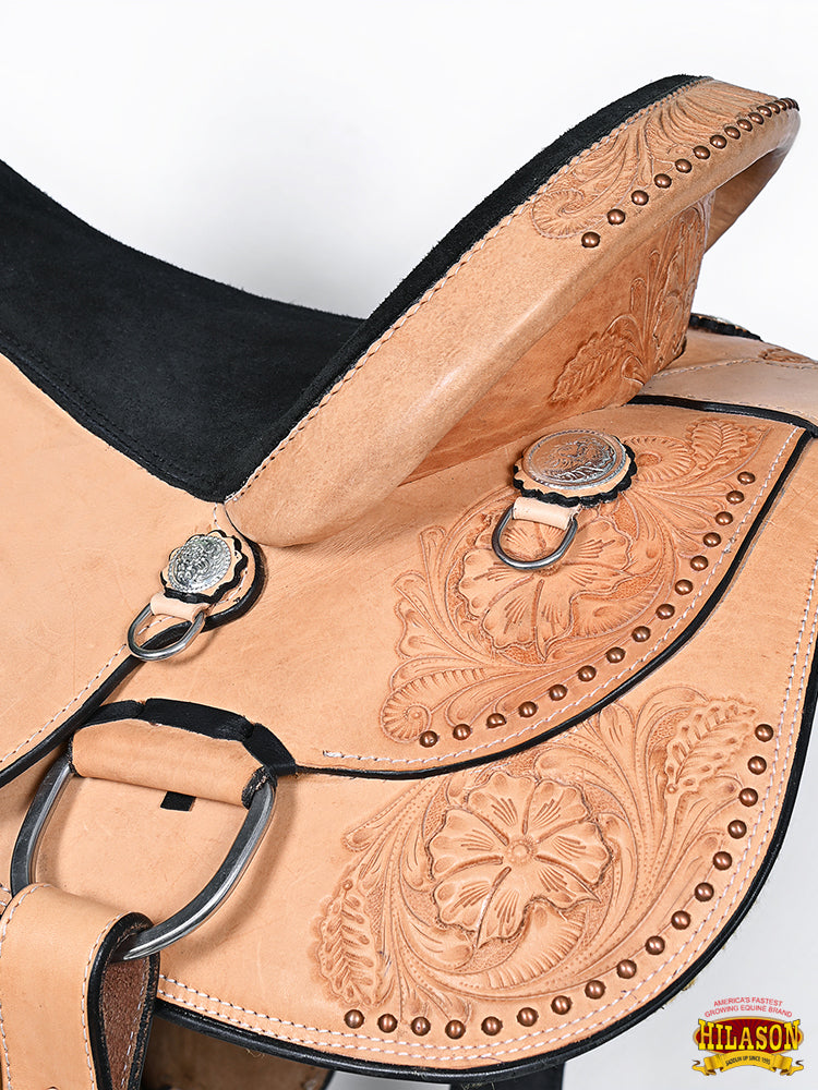 Western Horse Saddle American Leather Ranch Roping Cowboy Hilason