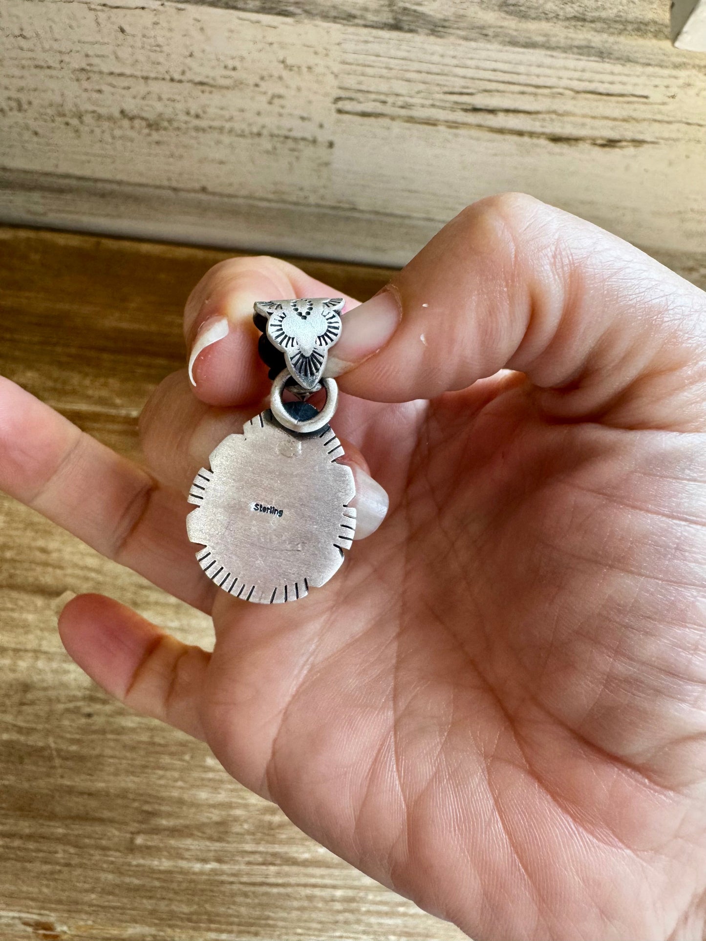 Mojave Stone Pendant – Sterling Silver, Fits 6 mm
