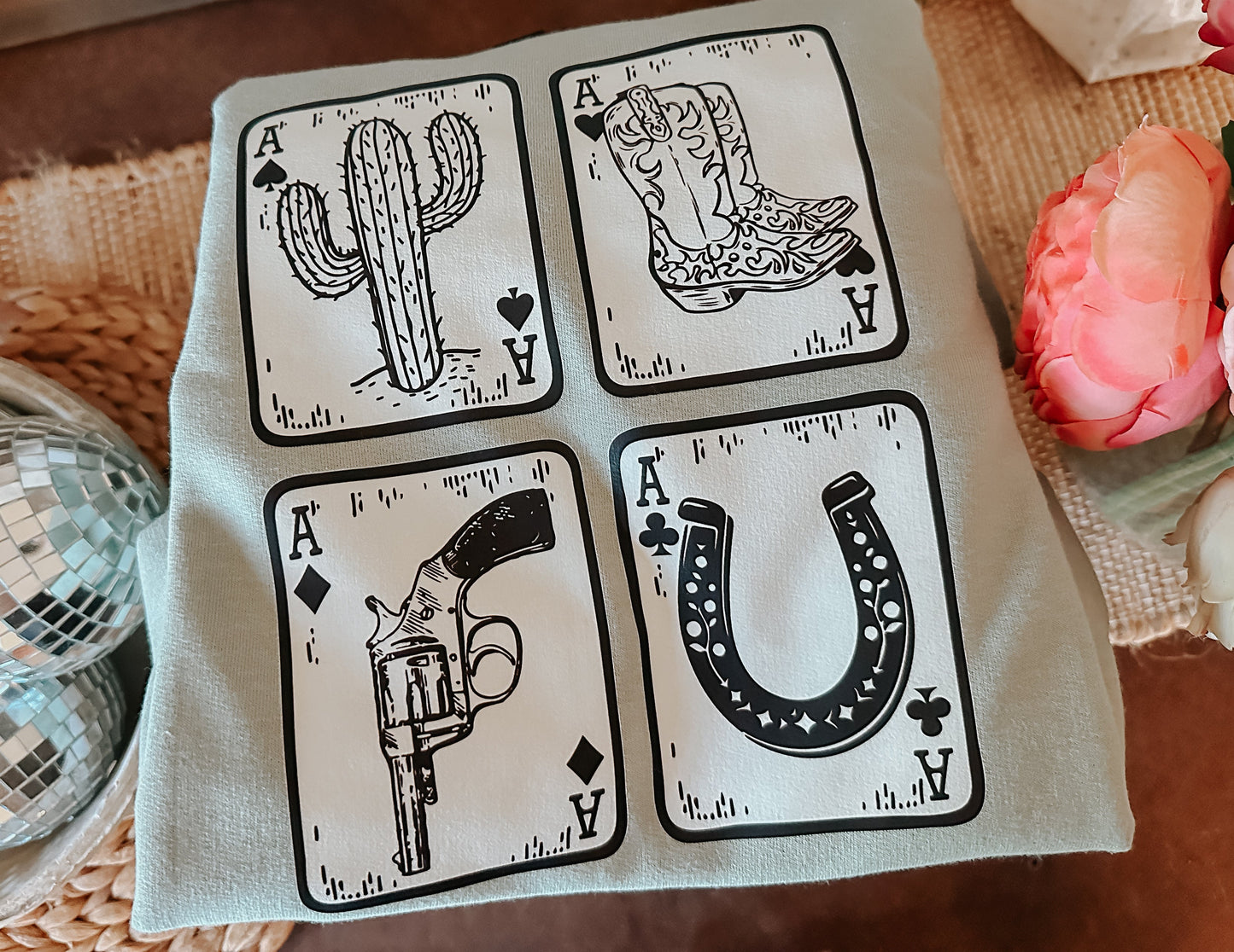 Limited Edition - Four of a Kind - Graphic Top - Small Left