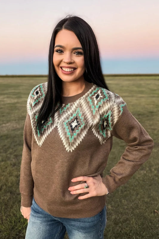 Desert Diamond sweater