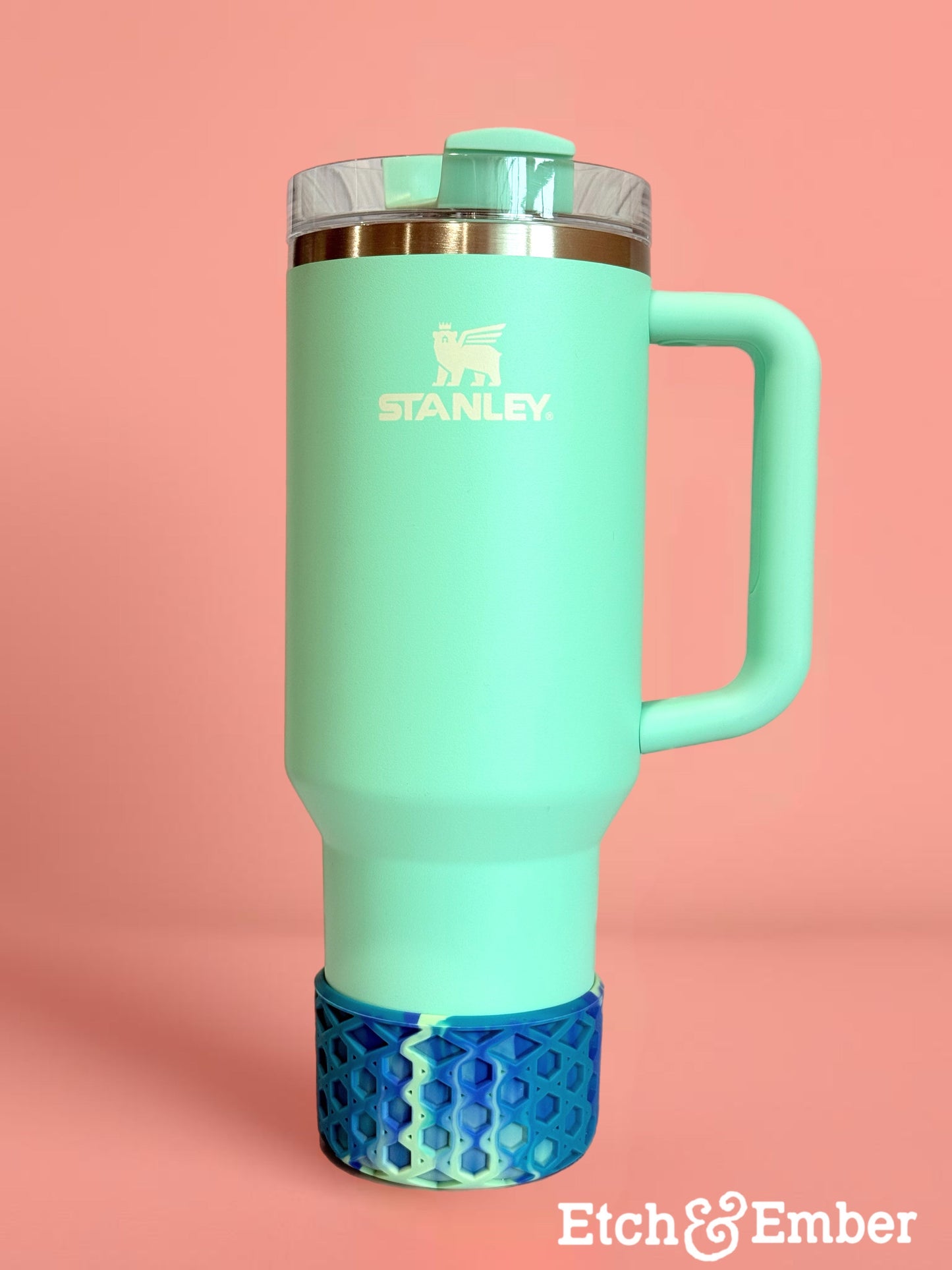Coastal Teal WAFFLE Tumbler Boot