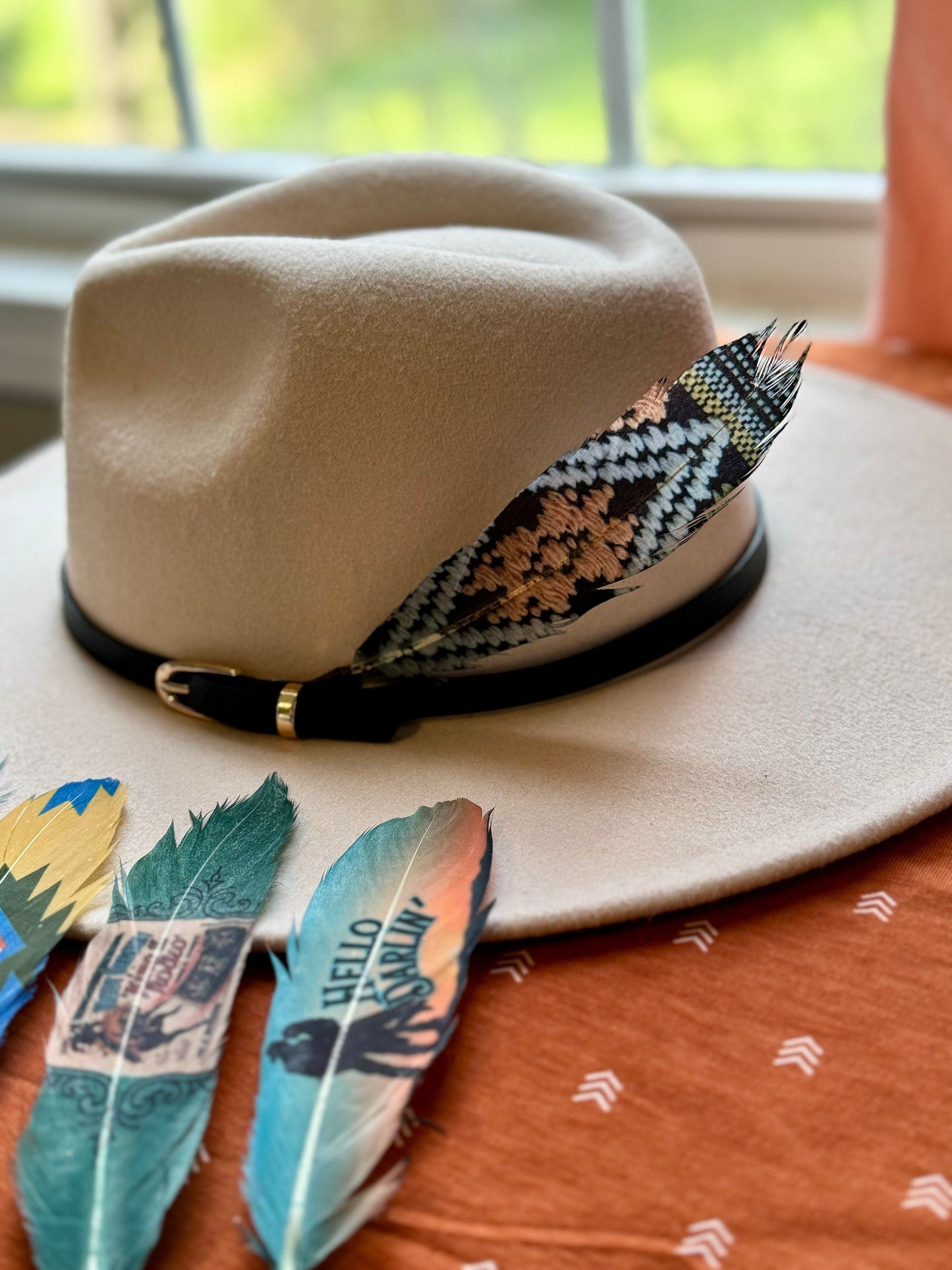 Night Weaver Western Hat Feather