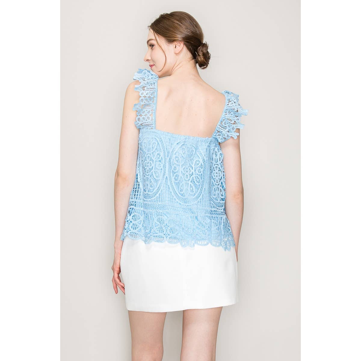 Maya Sleeveless Lace Top