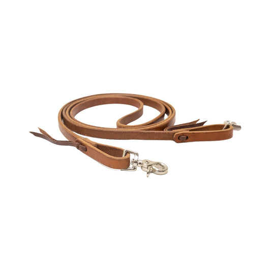 730-HL 5/8" Roping reins harness leather with snaps