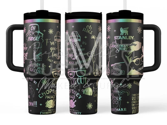 A Christmas Story - Christmas Movie  Engraved Tumbler  | 40oz