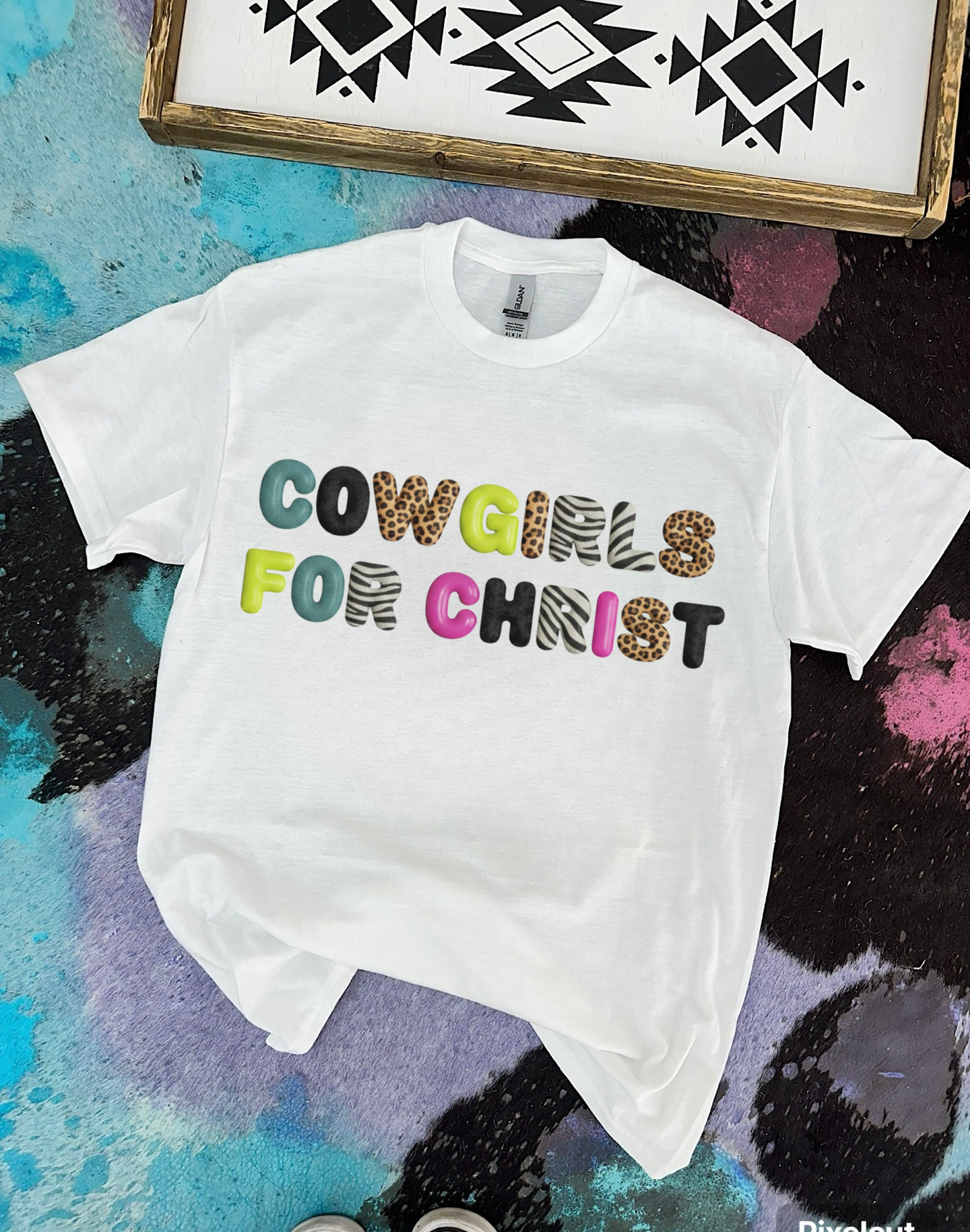 Cowgirls For Christ Tee or Crewneck