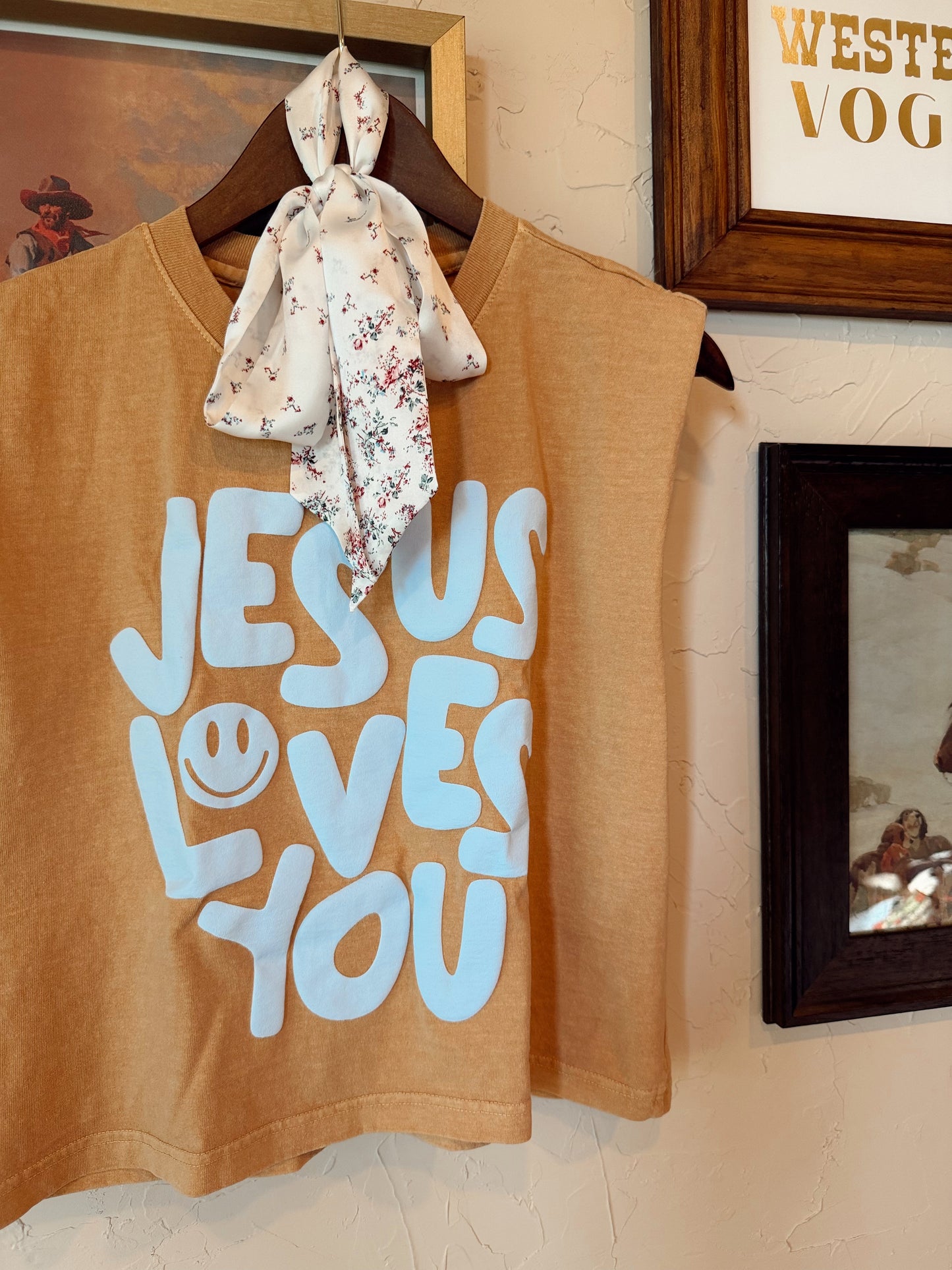 The Jesus Loves You Muscle Tee
