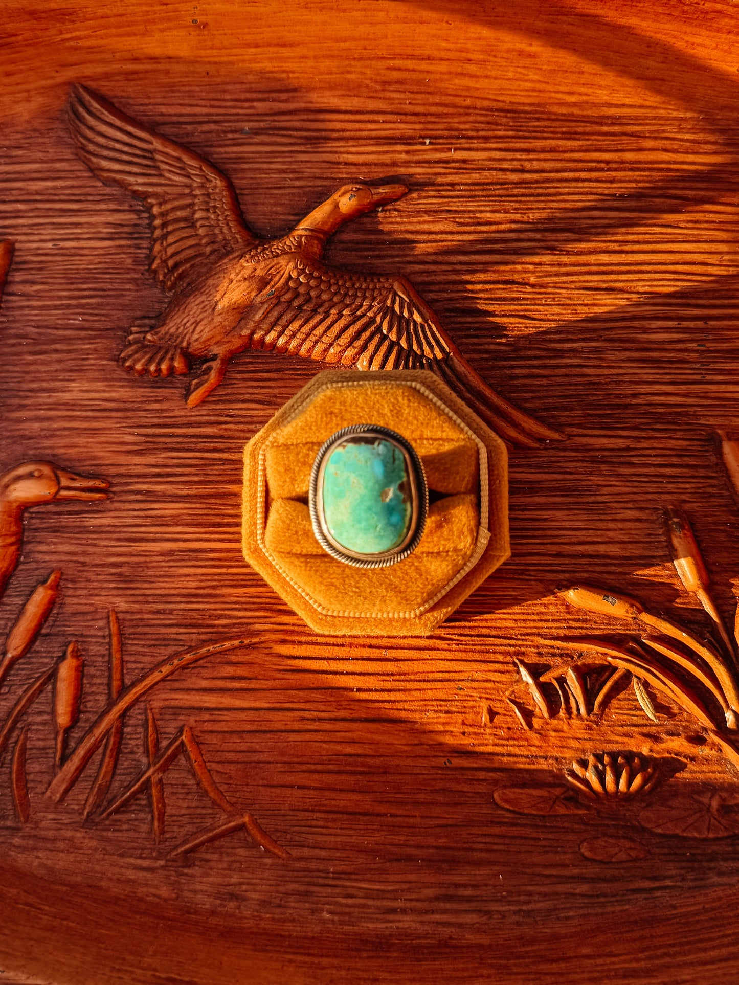 Prairie Hill Adjustable Turquoise Ring