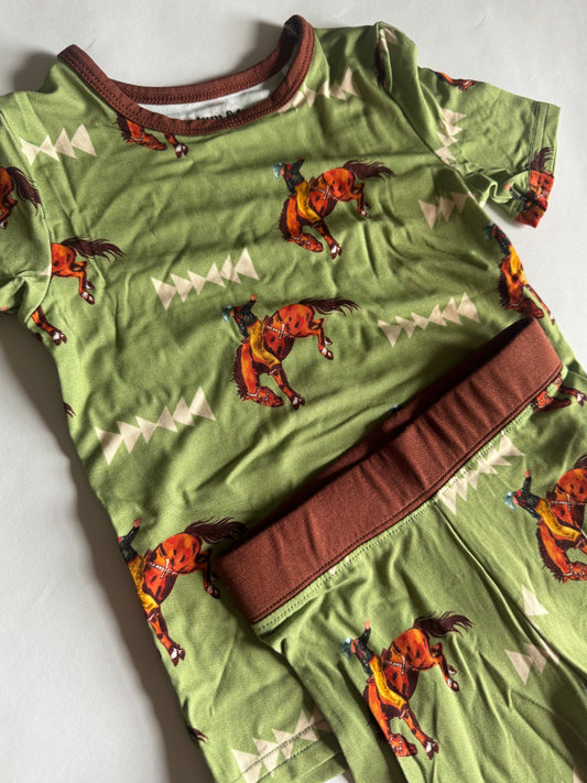 Bronc Bamboo Shorts Set