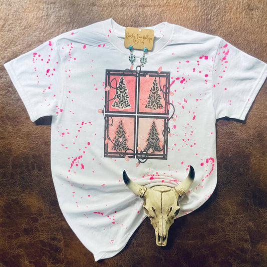 Pink Christmas Tee