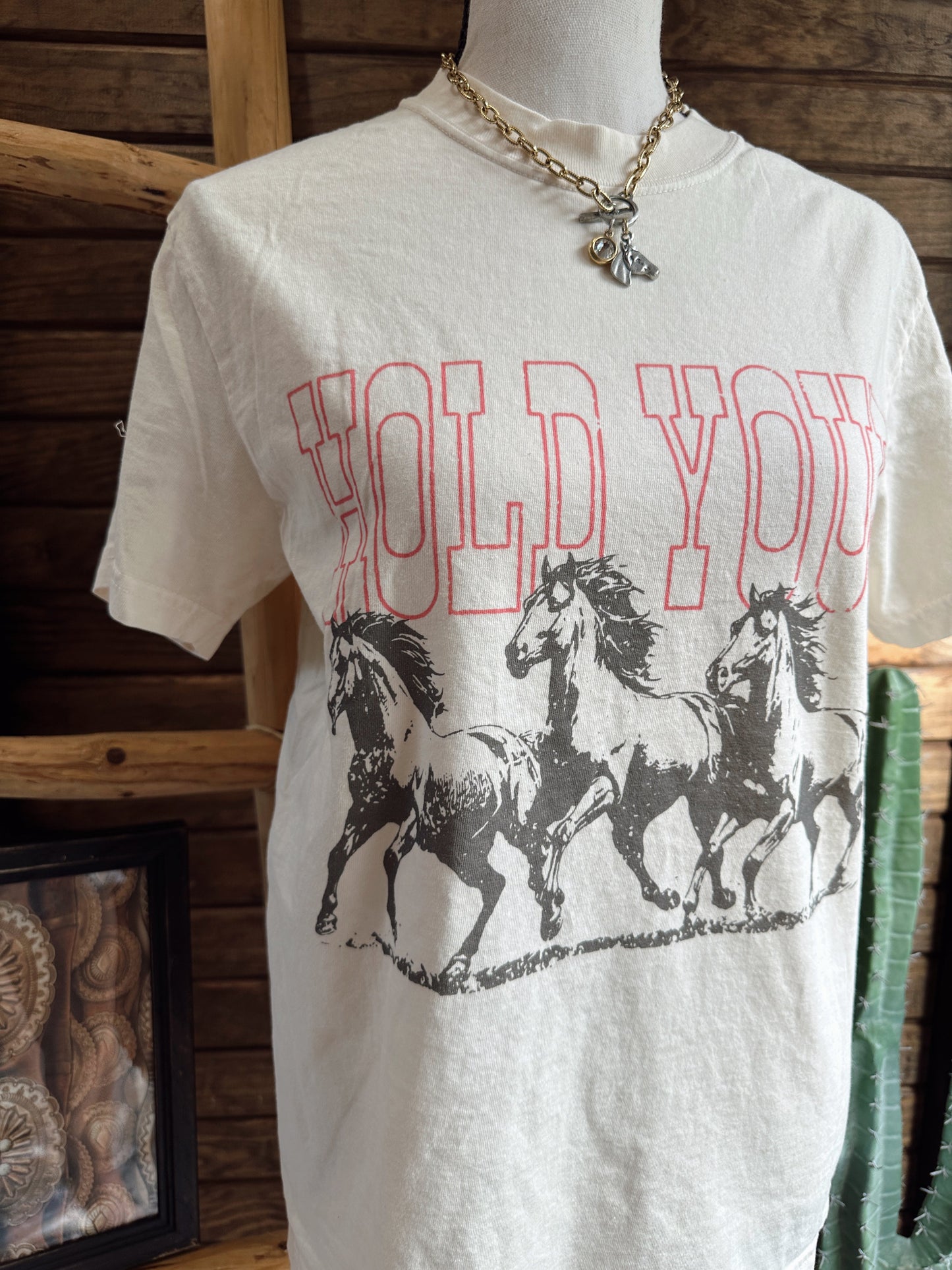 The Hold Your Horses Tee - XL
