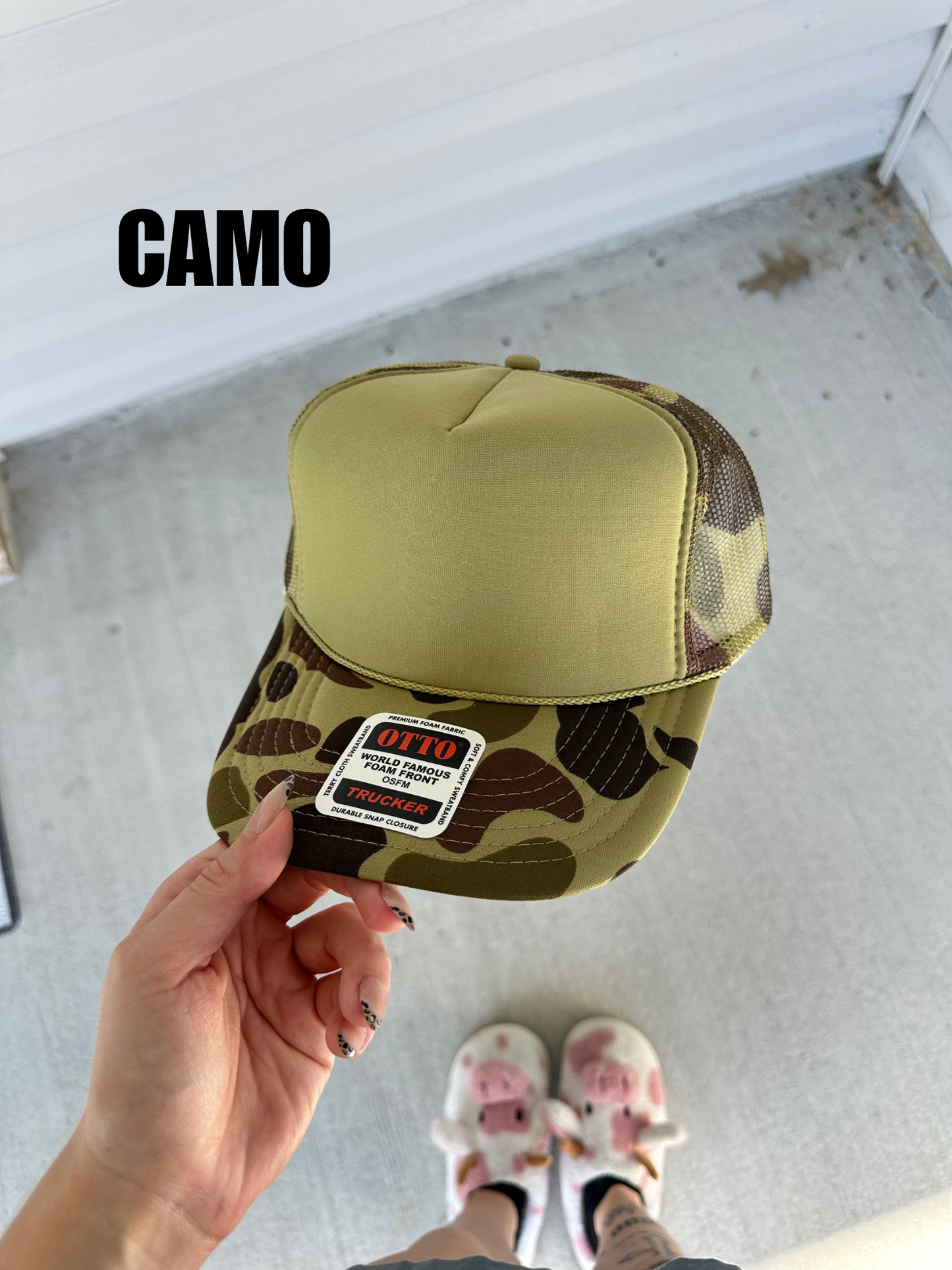 Boot Stitch Trucker Hat (Multiple Color Options)