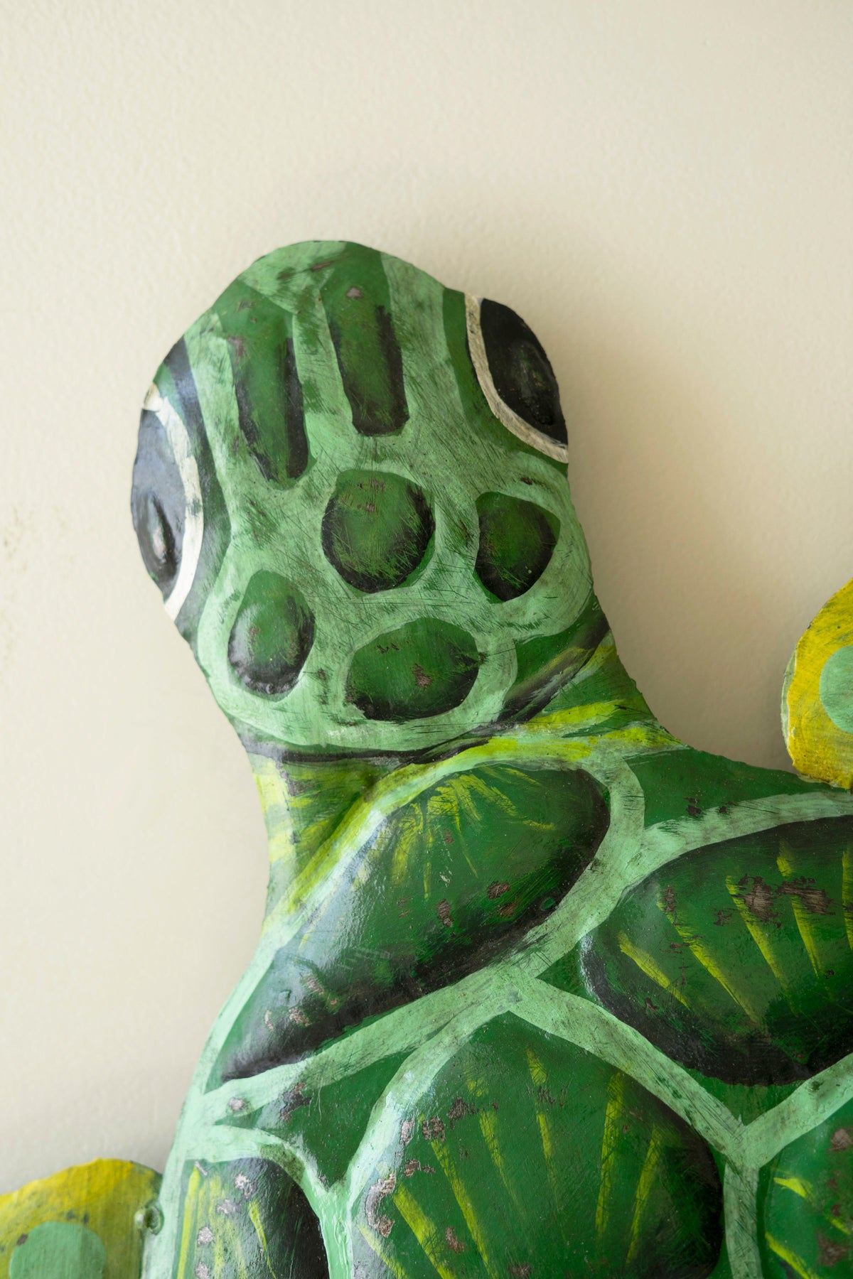 Rustic Recycled Metal Sea Turtle Wall Decor
