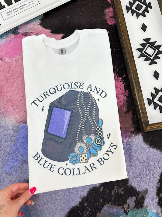 Blue Collar Boys Welder TEE or CREWNECK
