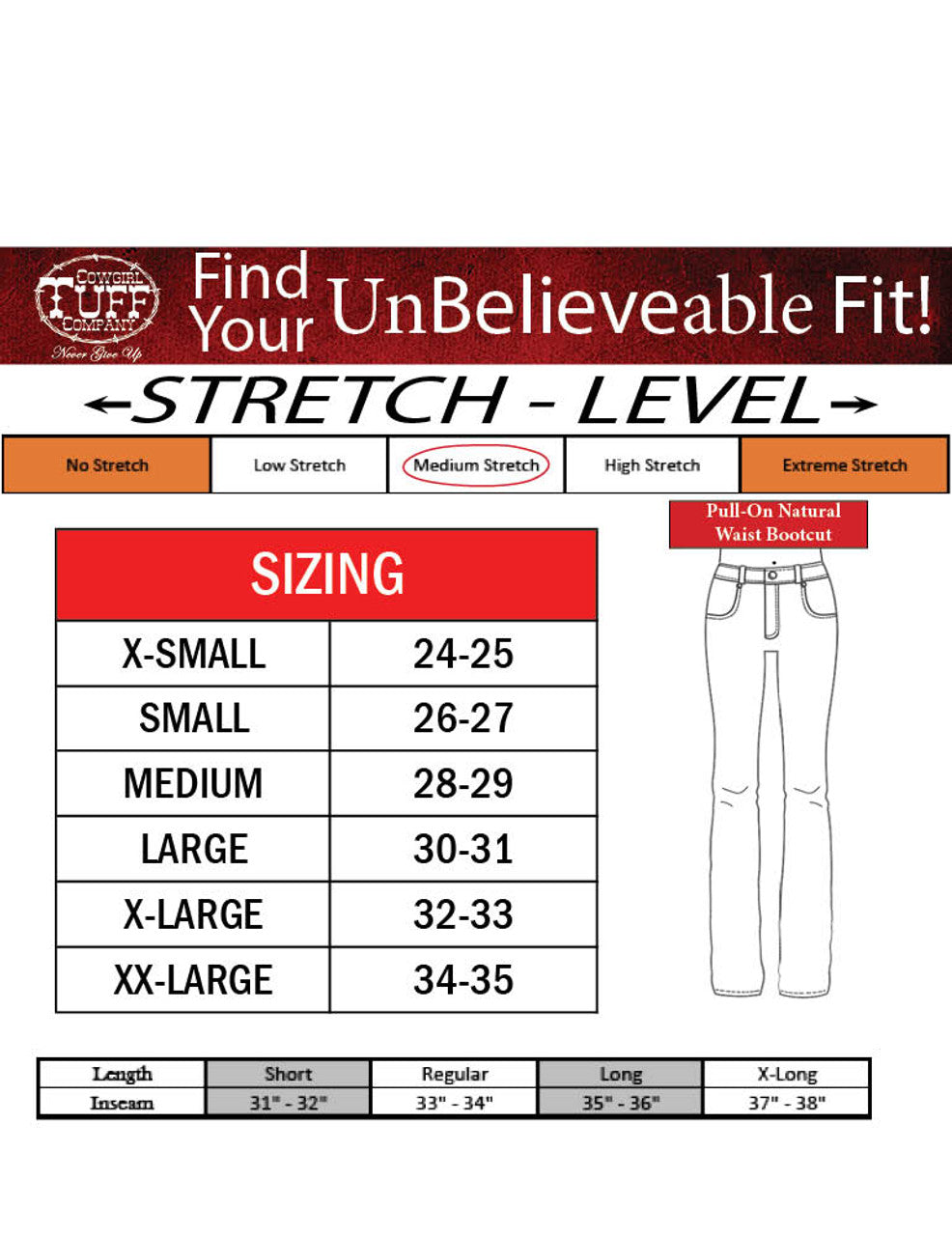 Pull-on Flannel Cowgirl tuff