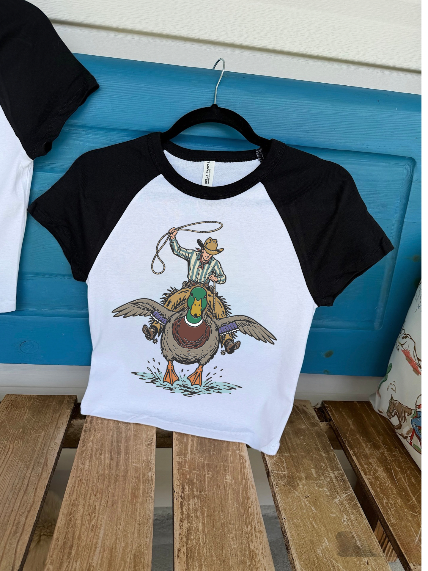 Cowboy Mallard Baby Tee