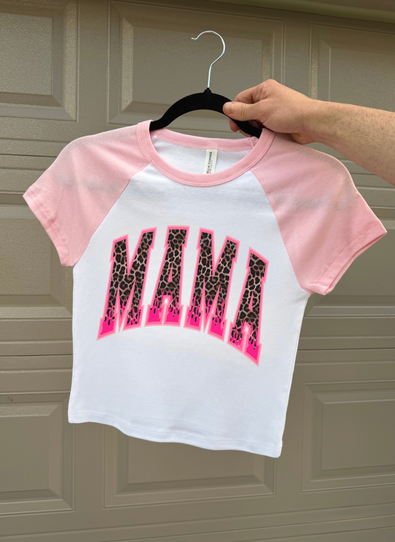 Leopard & Flames Mama Baby Tee