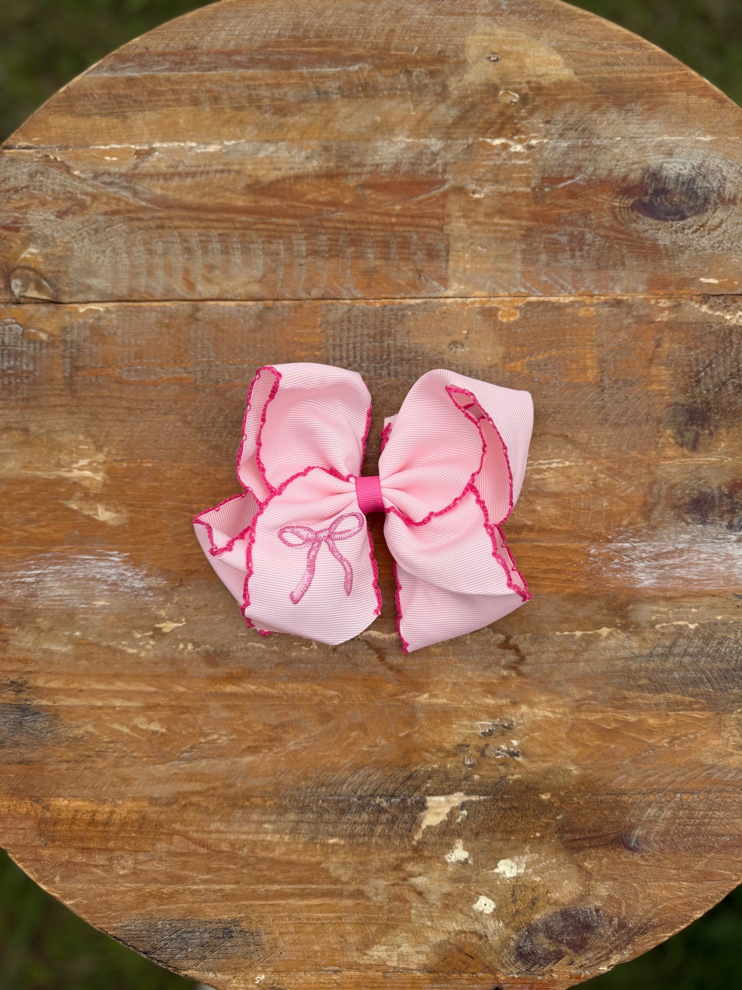 Embroidered Bows (FINAL SALE)