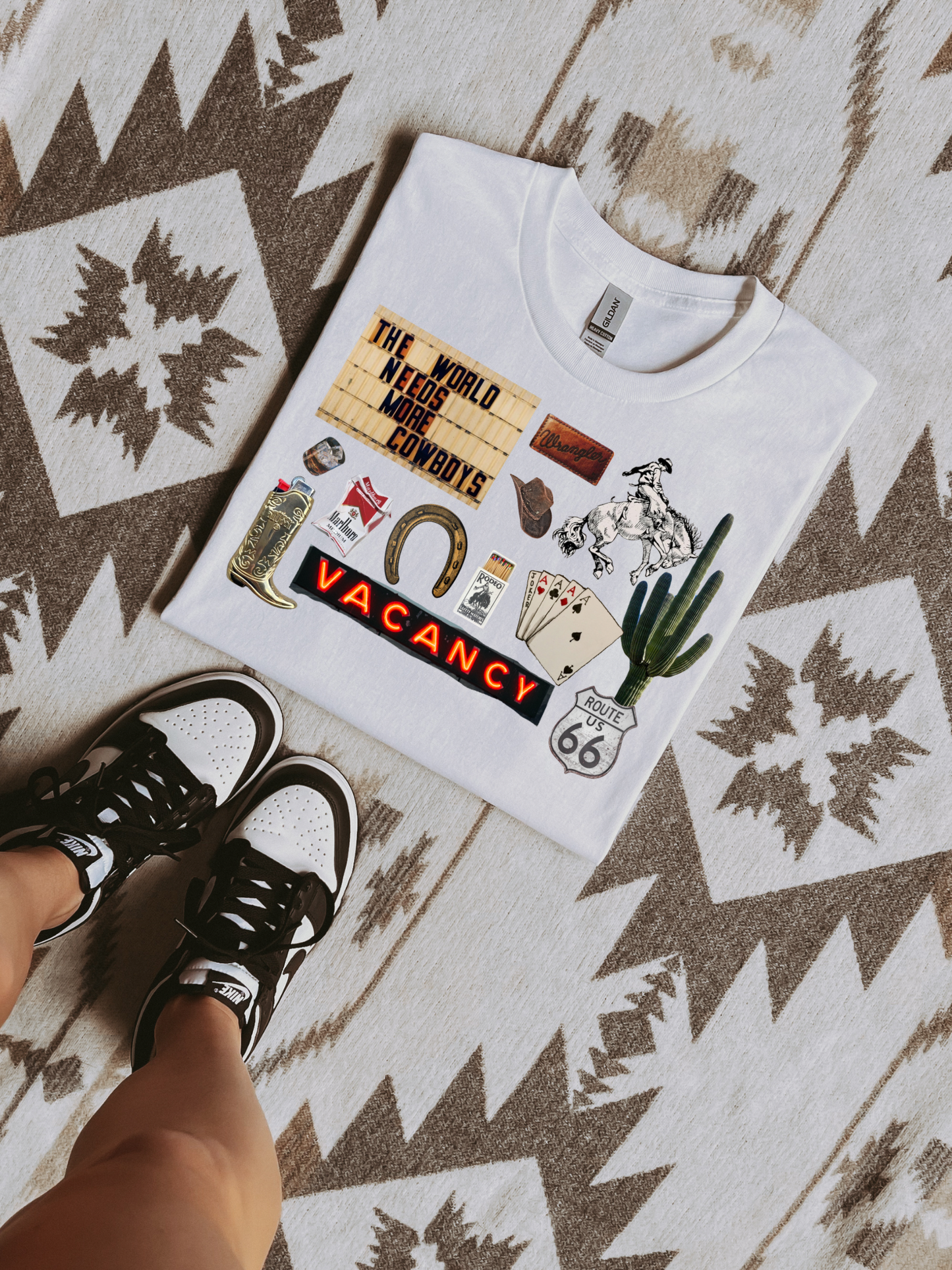Wild West Collage TEE, CREWNECK or QUARTER ZIP