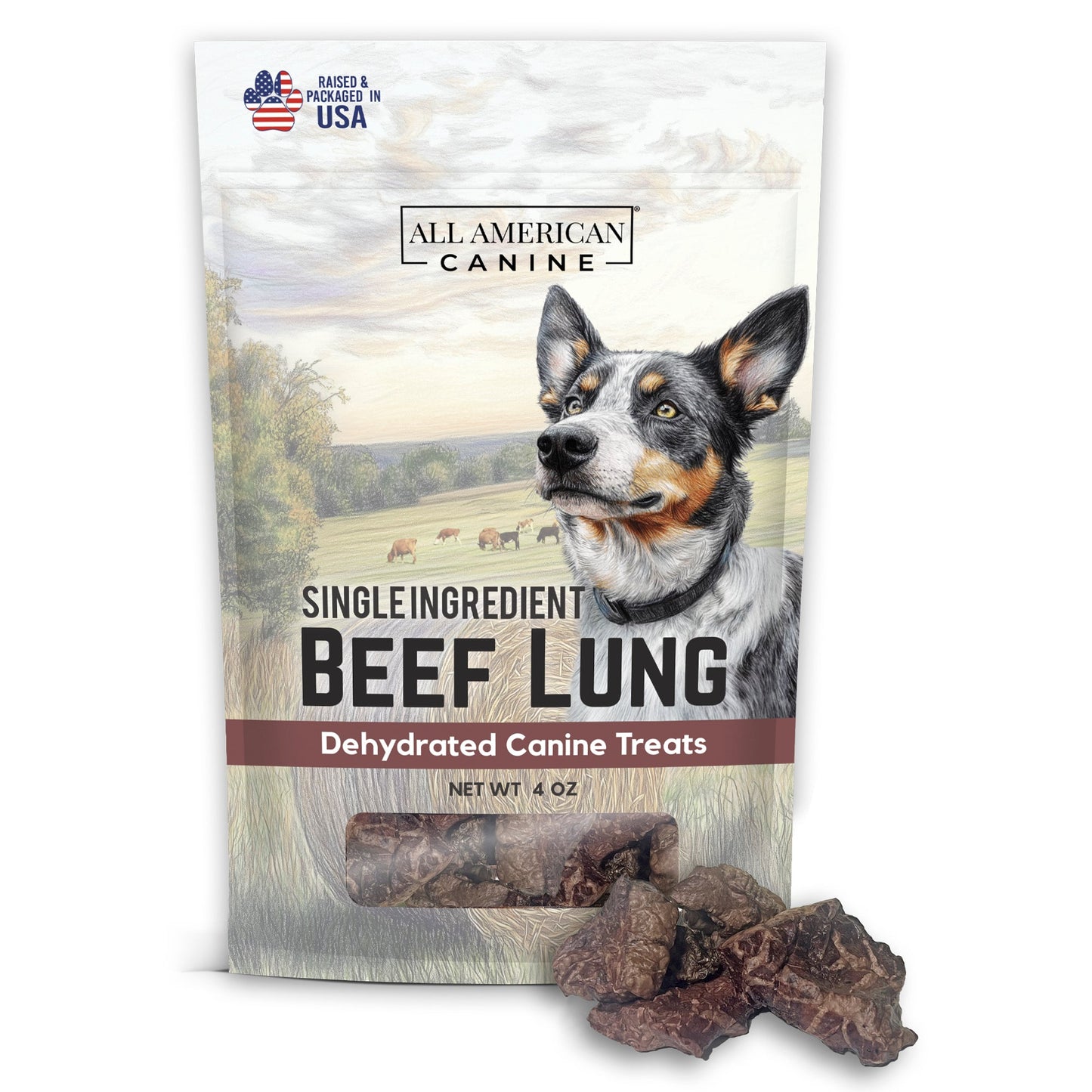 Dehydrated Beef Lung - 3 oz