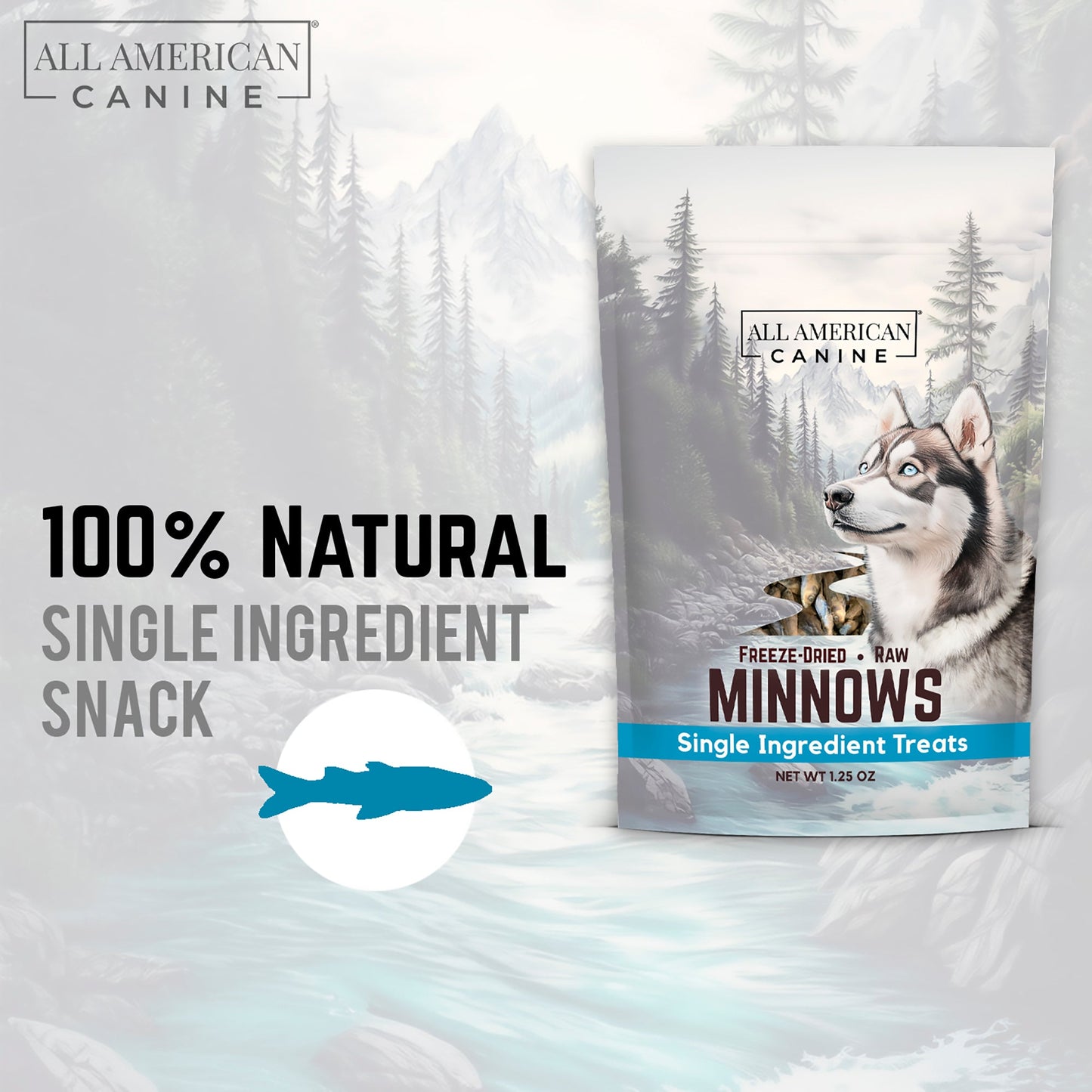 Freeze Dried Minnows - 1.25 oz