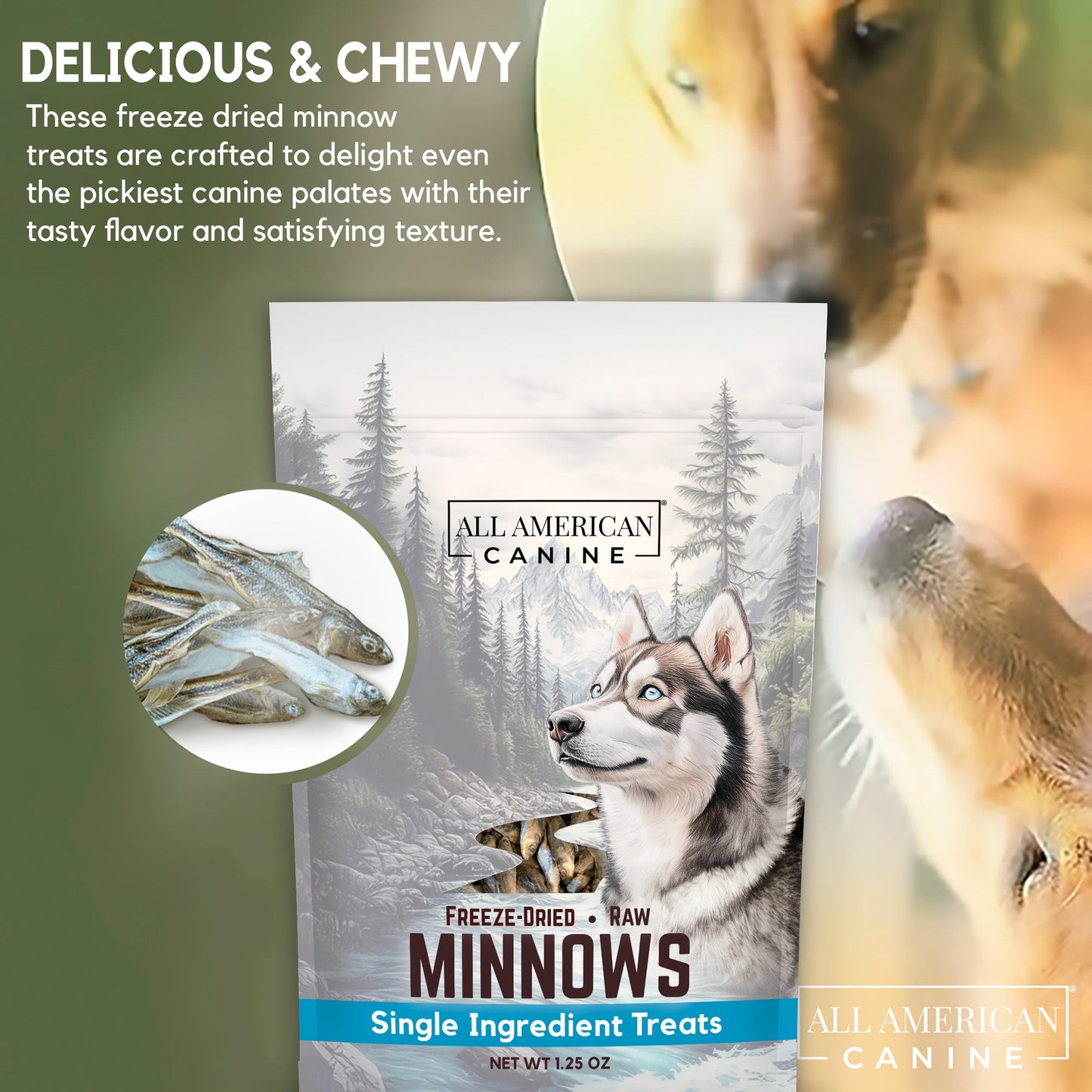 Freeze Dried Minnows - 1.25 oz
