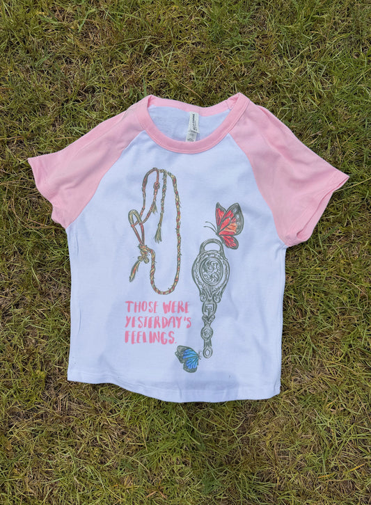 Those Were Yesterday’s Feelings Baby Tee