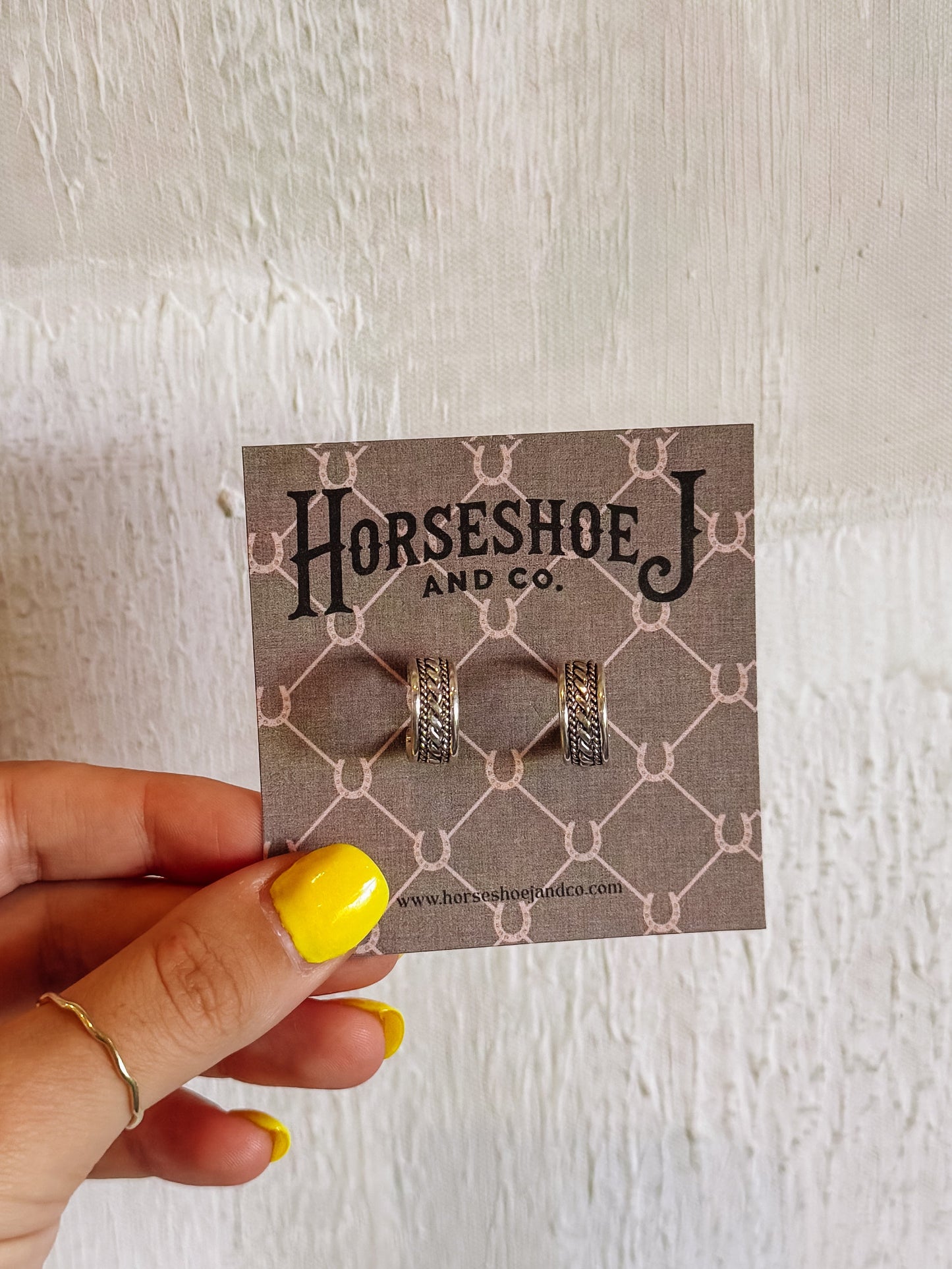 Riverton Silver Hoops