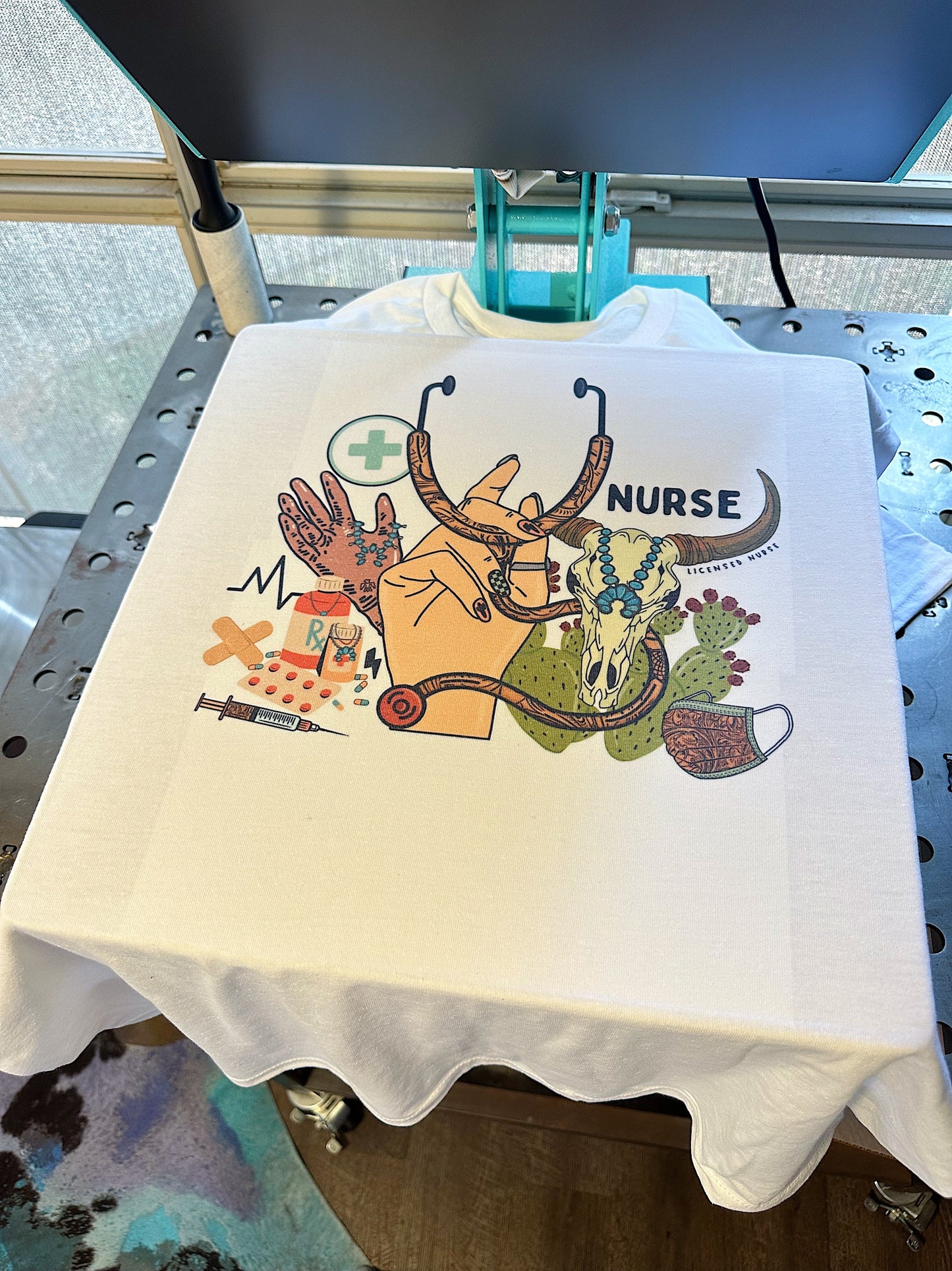 Western Nurse TEE, CREWNECK or QUARTER ZIP