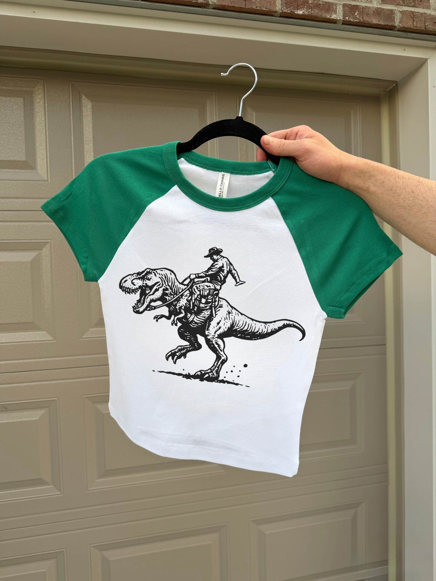 Dino Cowboy Baby Tee