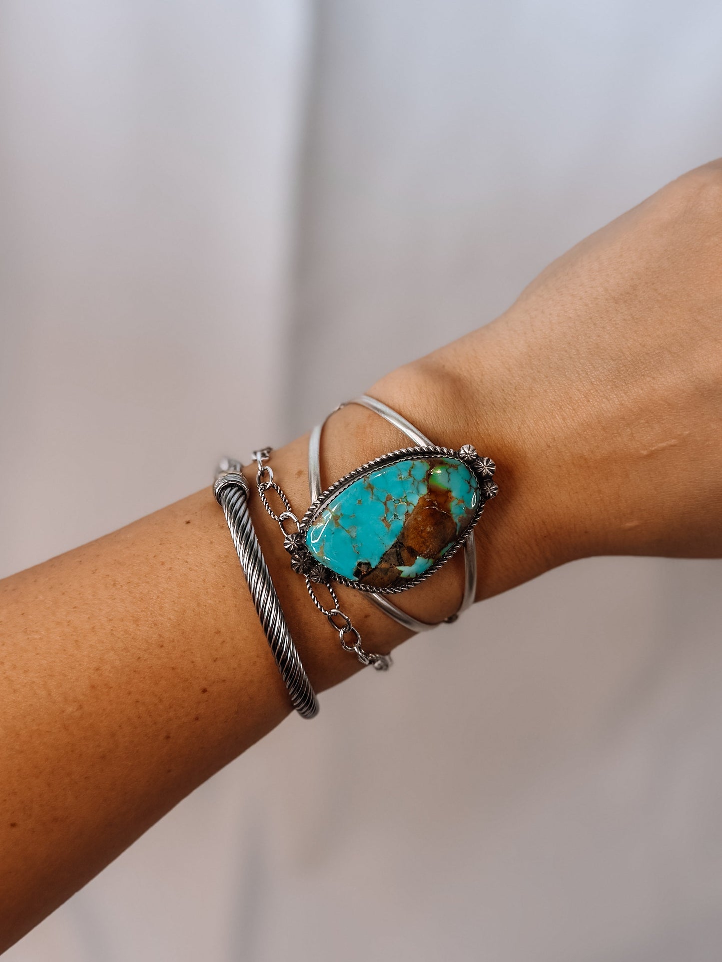 Leakey Turquoise Cuff Bracelet