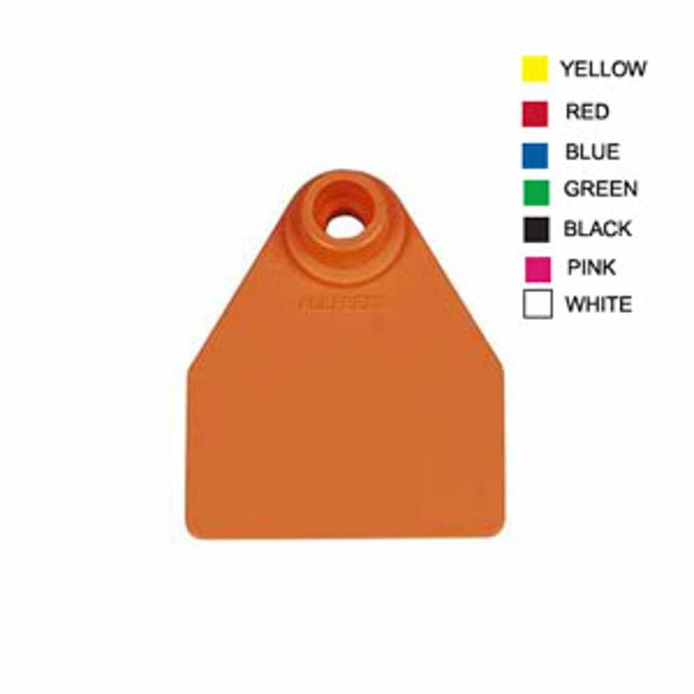 76-100 ORANGE ALLFLEX MED. FEM/SM MALE  25/BG