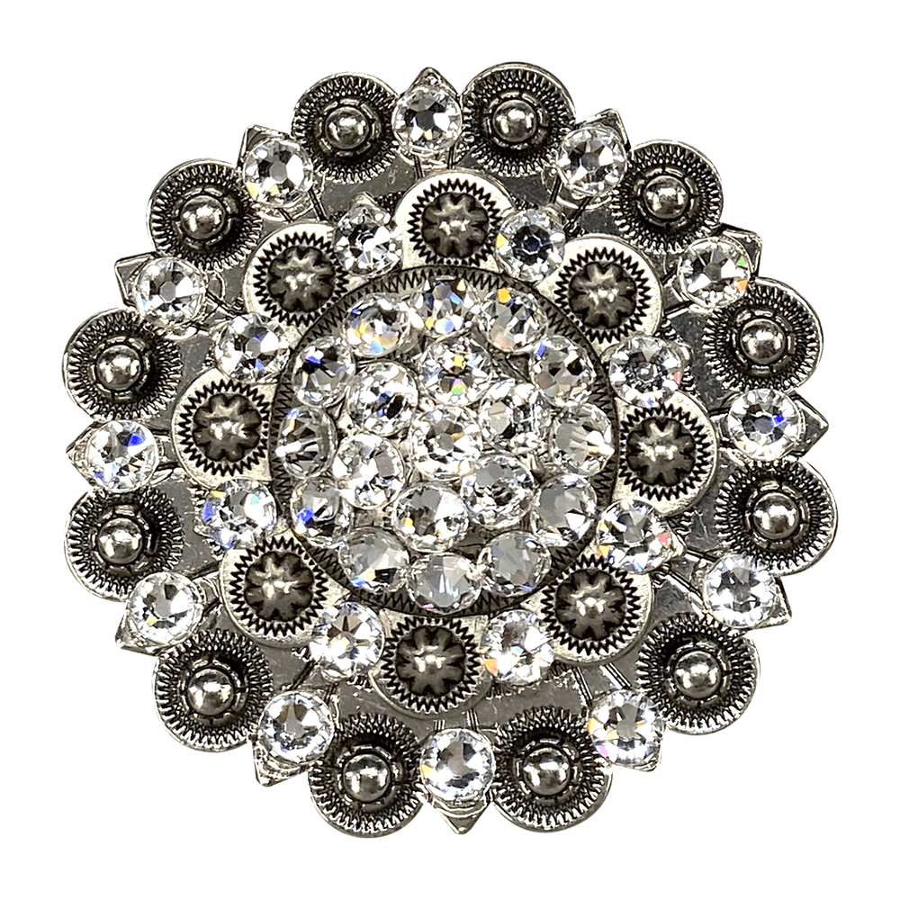 Clear Antique Silver Berry Jacket European Crystal