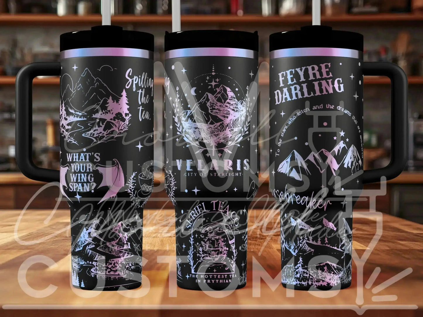 Acotar / Velaris  Engraved Tumbler  | 20oz