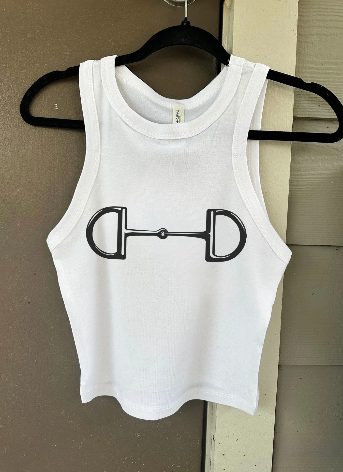 Snaffle Bit Cropped Tank